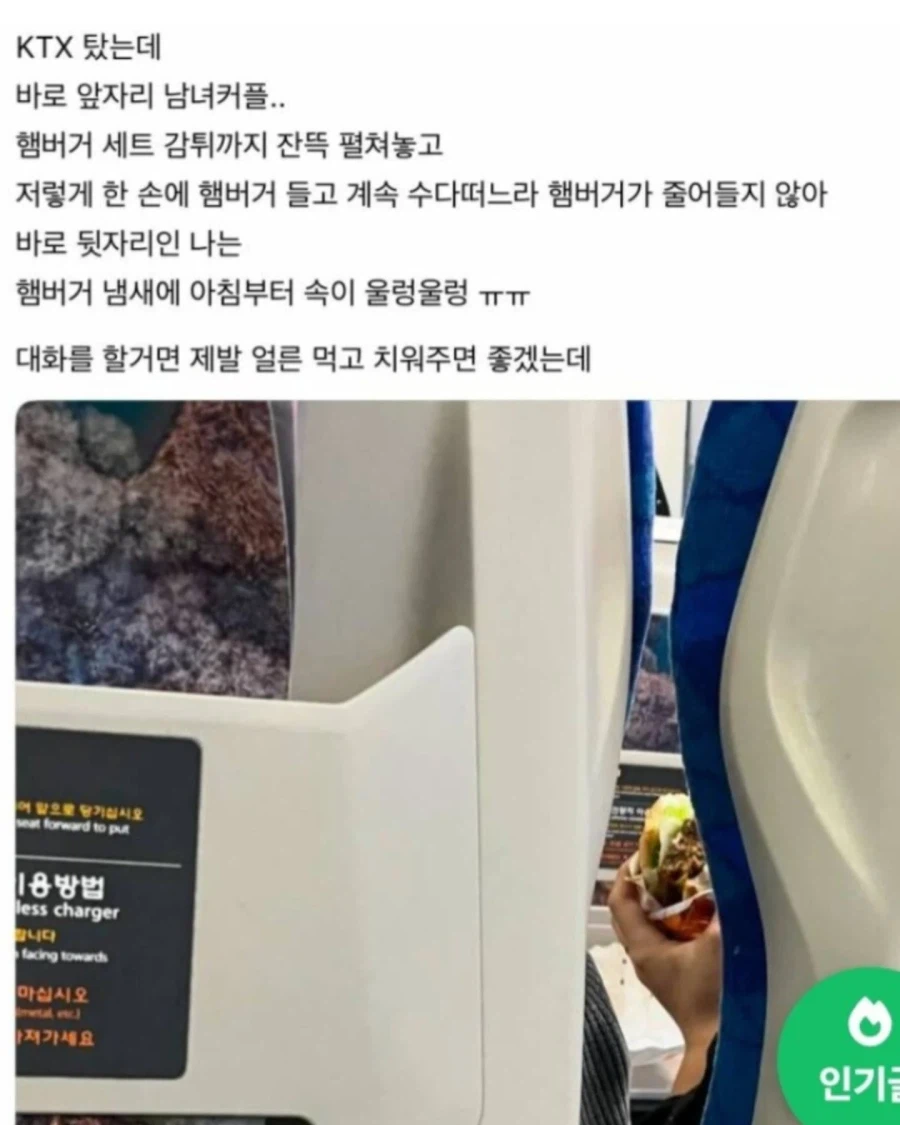 ???:KTX타면서 햄버거에 감튀까지 먹는건 비매너 아님?_1.webp