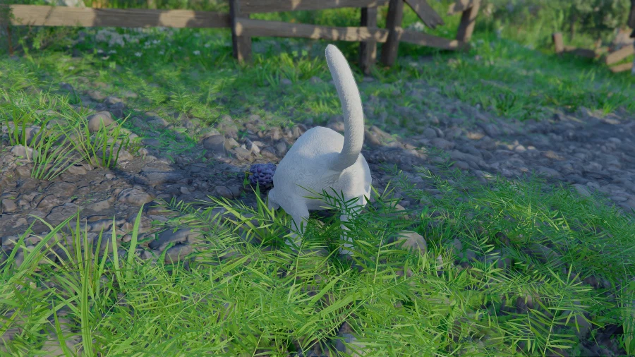 붉은사막) 길에서 만난 하얀 고양이_2.webp