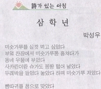 그저 미숫가루를 실컷 먹고 싶었던 초등학생_1.webp