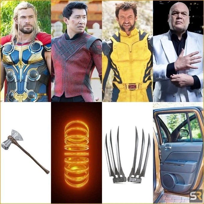 MCU) 캐릭터들과 전용무기_1.webp