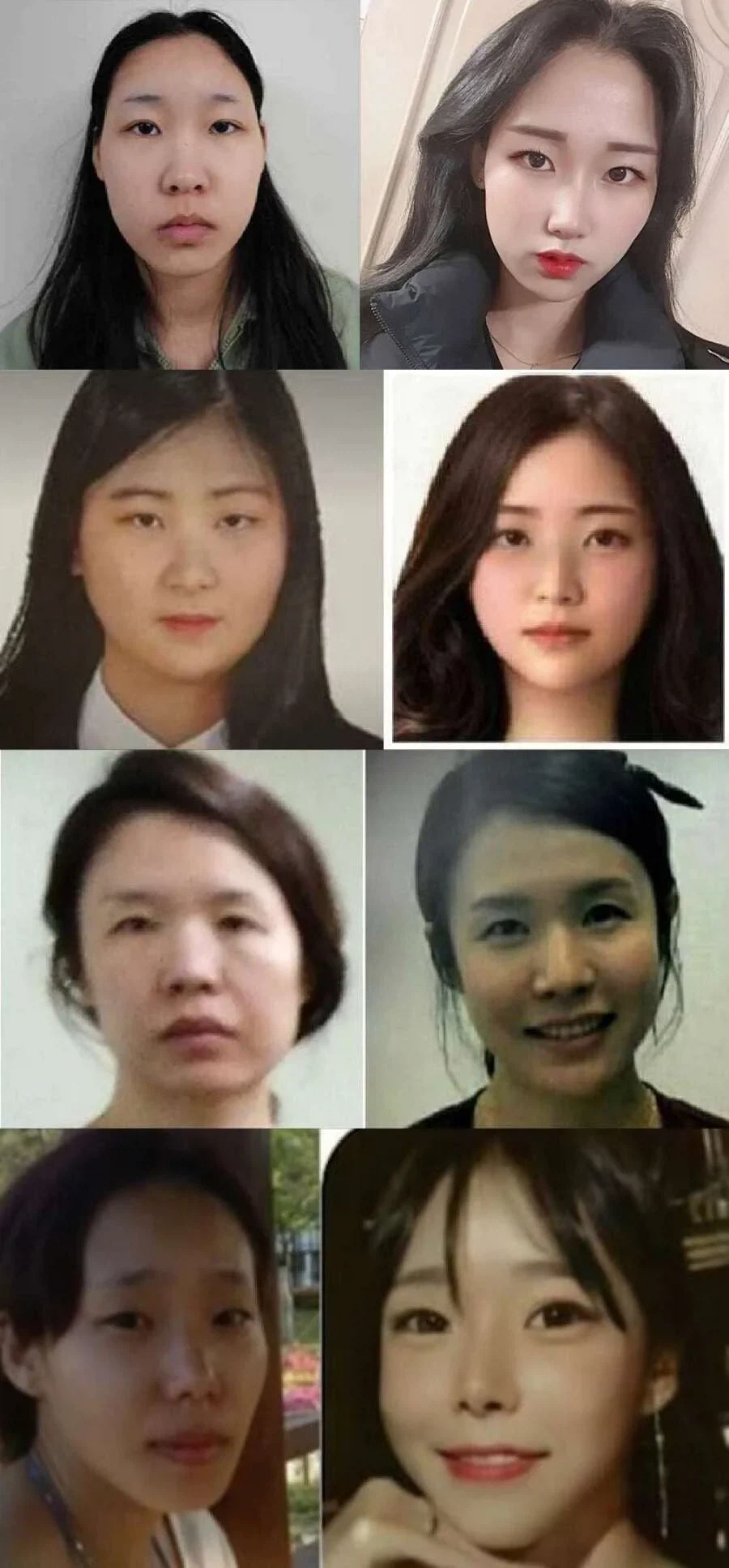 대한민국 여자 범죄자들 보정 전후_1.webp