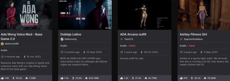 은근 인기 많은 바이오하자드 re 4 모드_1.webp