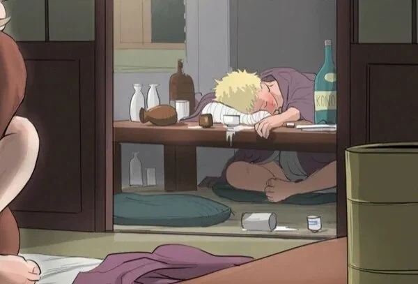 라이카게와의 대작에서 먼저 취해 잠들어버린 나루토.jpg_1.webp