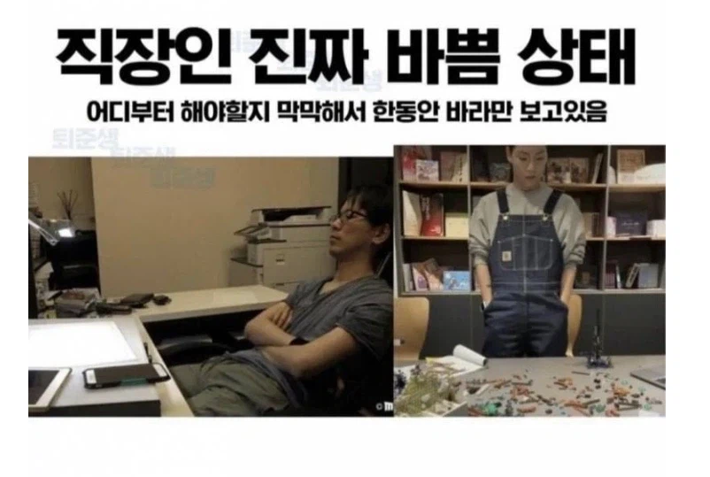 직장인 가짜 바쁨 상태 vs 진짜 바쁨 상태_2.webp