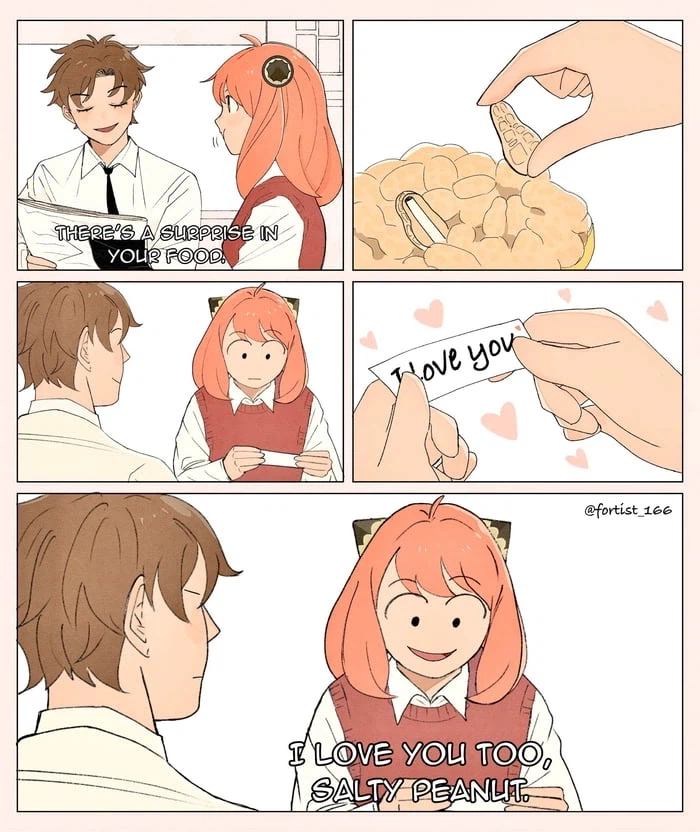 스파이패밀리)아냐에게 깜짝 고백 이벤트 박은 다미안_1.webp