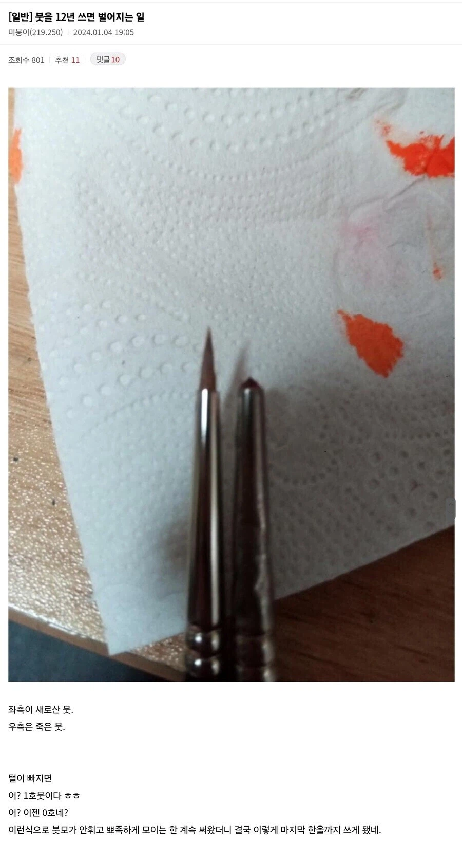 도색용 붓을 12년동안 쓰면 벌어지는 일_1.webp