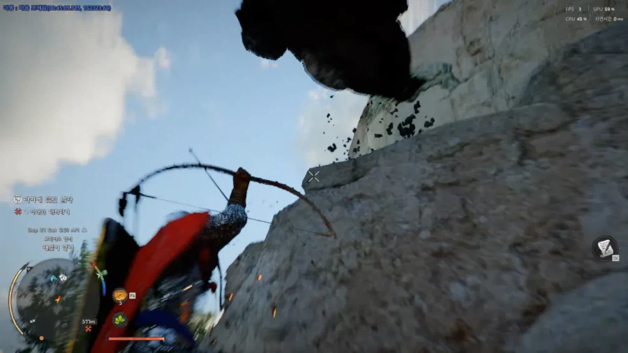 붉은사막) 절벽 밑에 있는 곰이 뭘 할 수 있는데 ㅋㅋㅋㅋ_10.webp