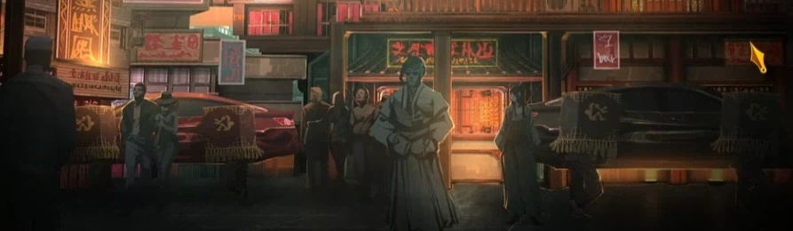 사람이 무협지처럼 날아다니는 세계관의 인력거_1.webp