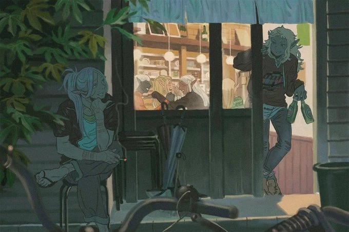 던전밥) 보면 괜시리 기분 좋아지는 팬아트들_35.webp