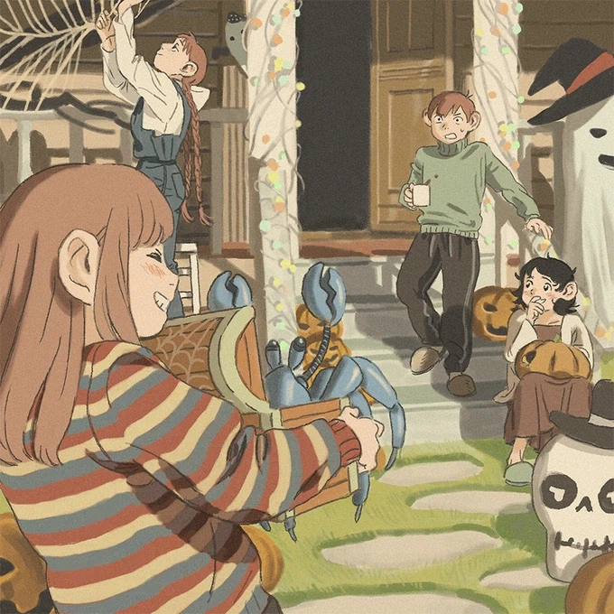 던전밥) 보면 괜시리 기분 좋아지는 팬아트들_34.webp