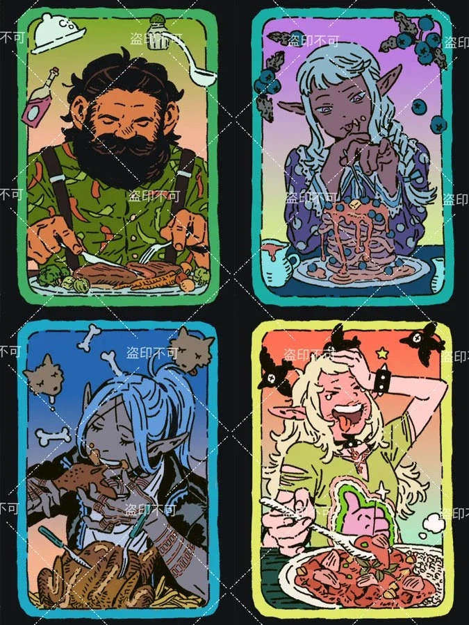 던전밥) 보면 괜시리 기분 좋아지는 팬아트들_21.webp