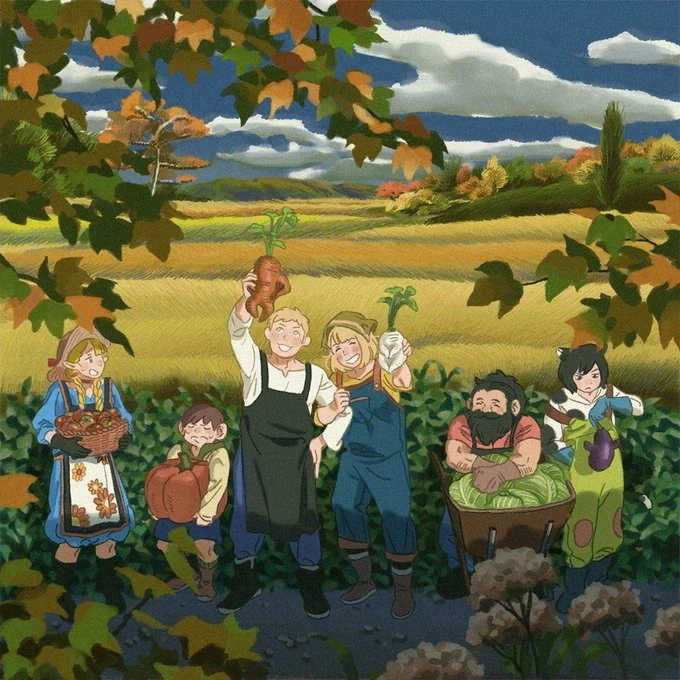 던전밥) 보면 괜시리 기분 좋아지는 팬아트들_30.webp