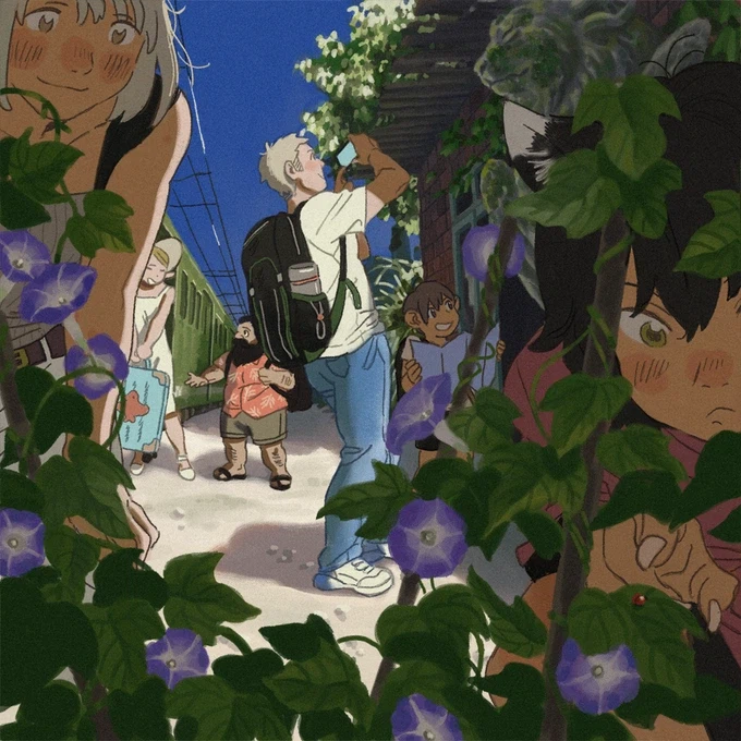 던전밥) 보면 괜시리 기분 좋아지는 팬아트들_31.webp