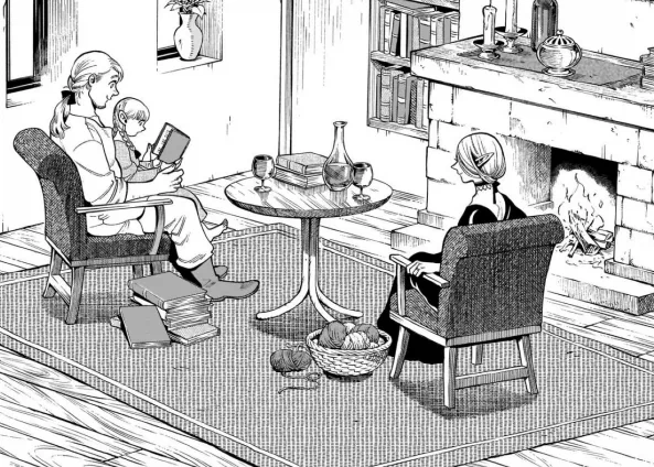 던전밥)엄마 따라서 뜨개질하는 마르실_1.webp