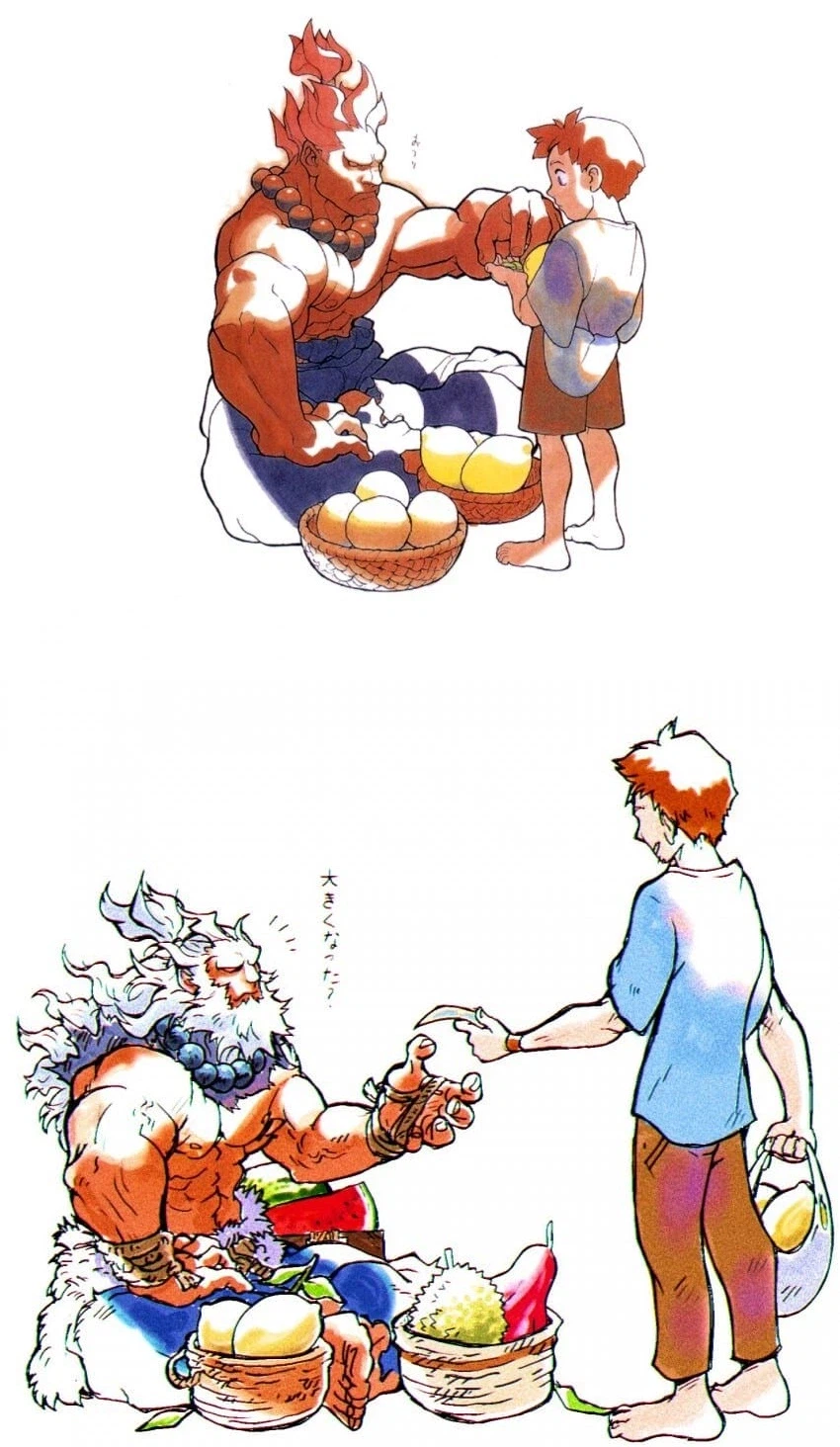 스트리트 파이터 등장인물의 의외의 직업_1.webp