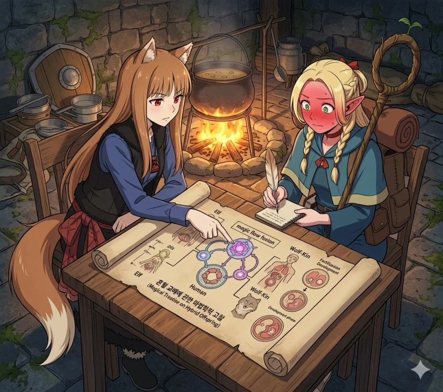 던전밥)0.001% 이종족 교배 임신확률 뚫는방법 특강_1.webp