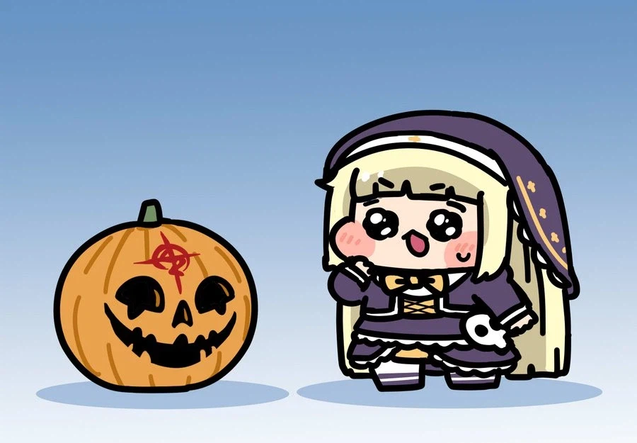 트릭컬)이상한 호박을 만난 스피키_1.webp