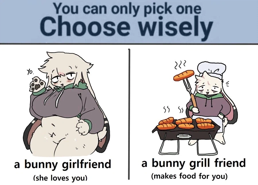 바니걸 여친vs바니 그릴 여친_1.webp