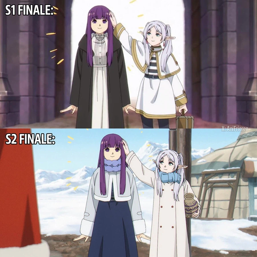 프리렌) 애니판 시즌 1과 시즌 2의 차이점_1.webp