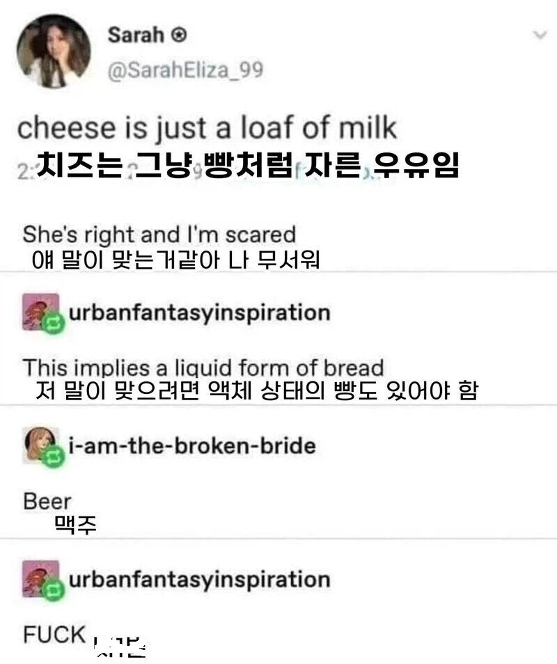 치즈는 그냥 빵처럼 자른 우유임_1.webp