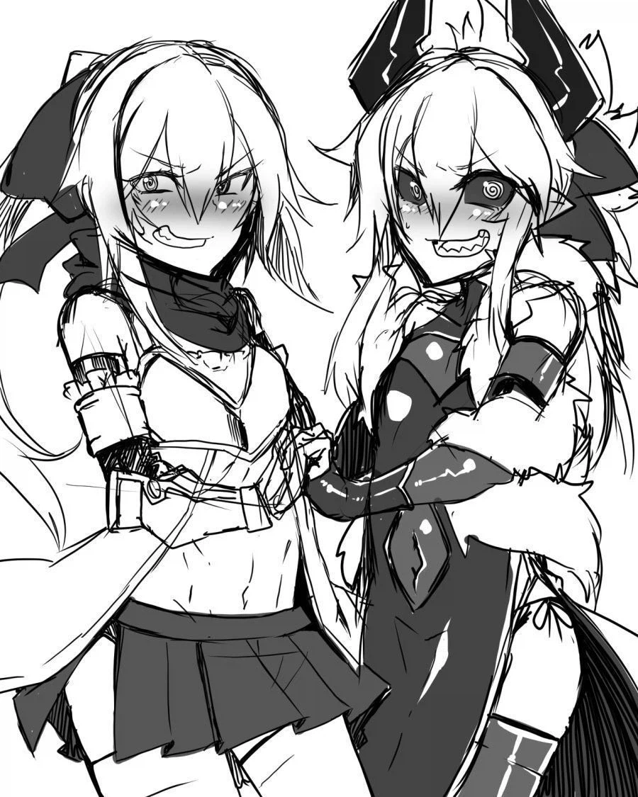 선대의 장비를 착용한 용사와 마왕_7.webp