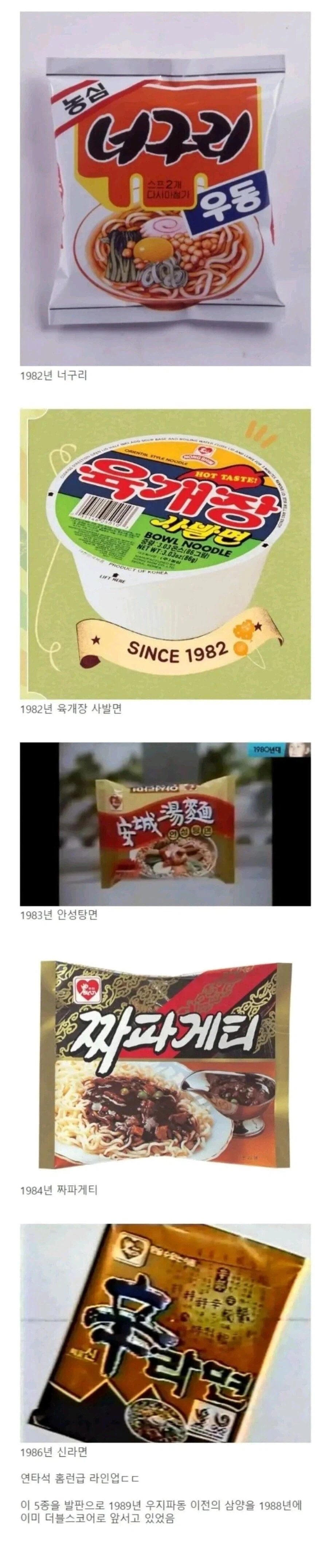 농심을 단 5년만에 업계 정상으로 이끈 전설의 라인업_1.webp