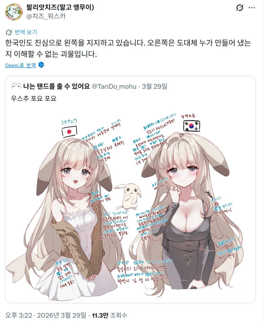 포코피아 창백카츄 한일 차이_1.webp