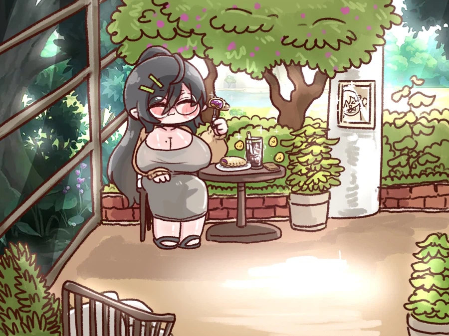 트릭컬)그저 평화롭게 휴식을 취하는 중인 힐데.jpg_1.webp