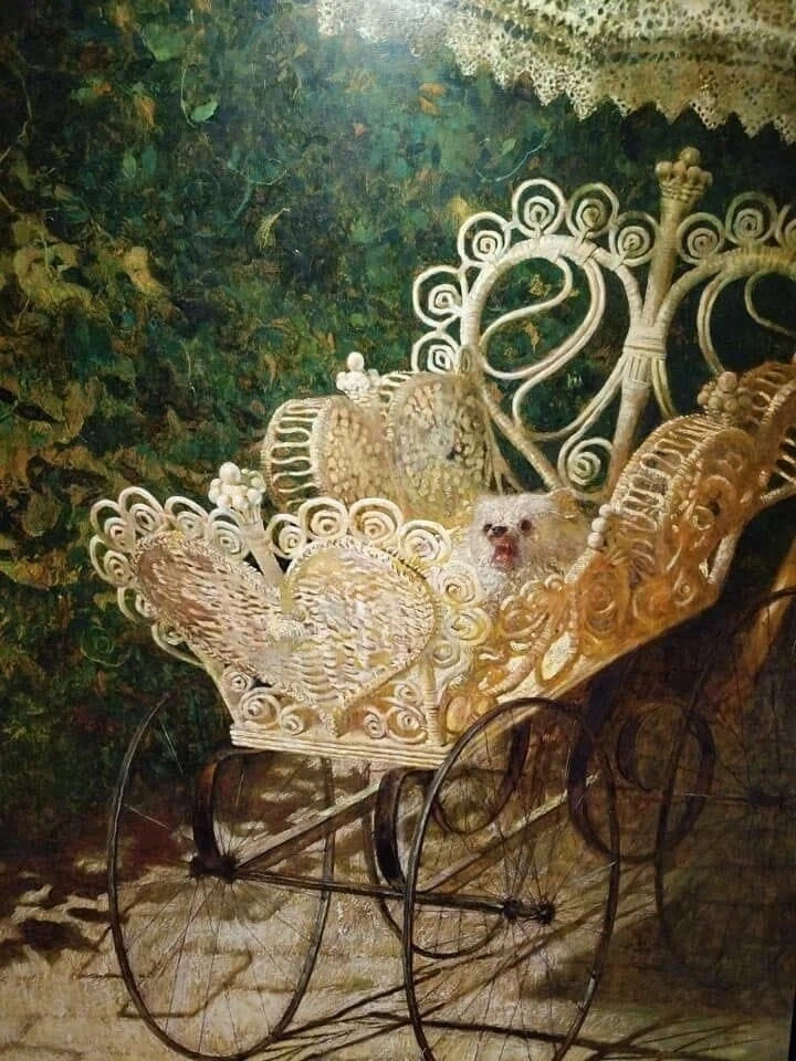 1980년 화가가 그린 아주 작은 개라는 작품_2.webp