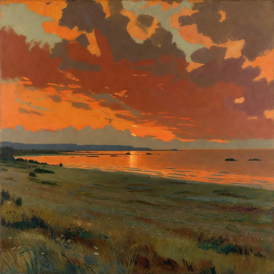 쓸쓸한 노을 풍경(AI)_12.webp