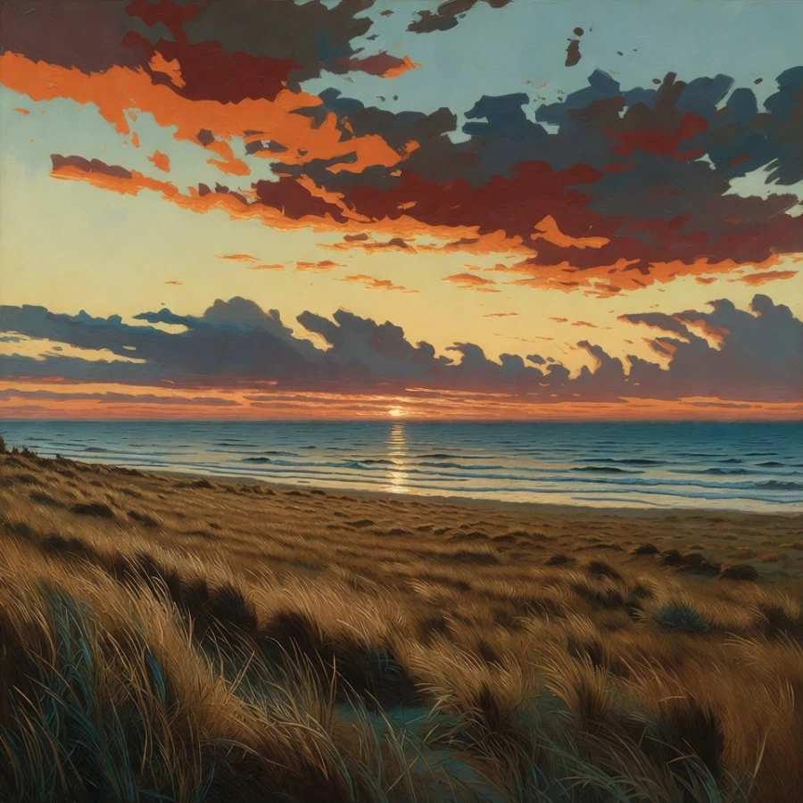 쓸쓸한 노을 풍경(AI)_13.webp