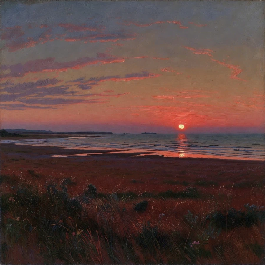 쓸쓸한 노을 풍경(AI)_17.webp