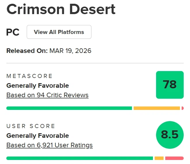 붉은사막] 평가 상승중인 붉은사막_1.webp