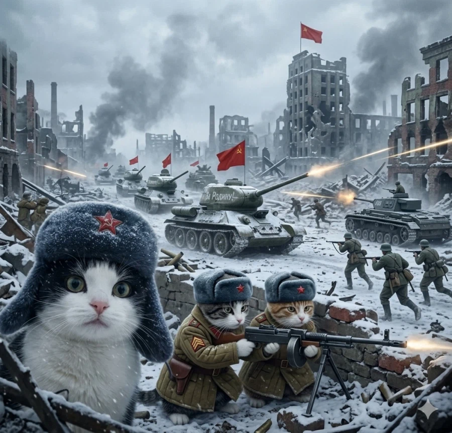 스탈린그라드에서 독일에 맞서 싸우는 쏘련냥_1.webp