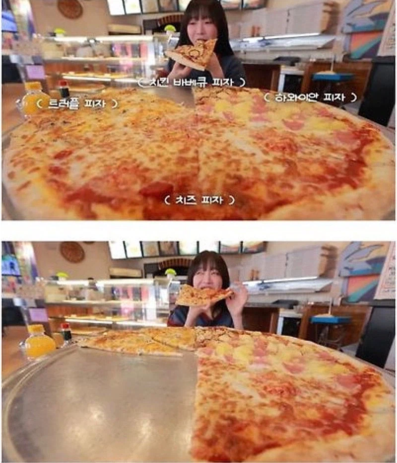 홍콩에서 겨우 피자 한판 먹은 쯔양.jpg_8.webp