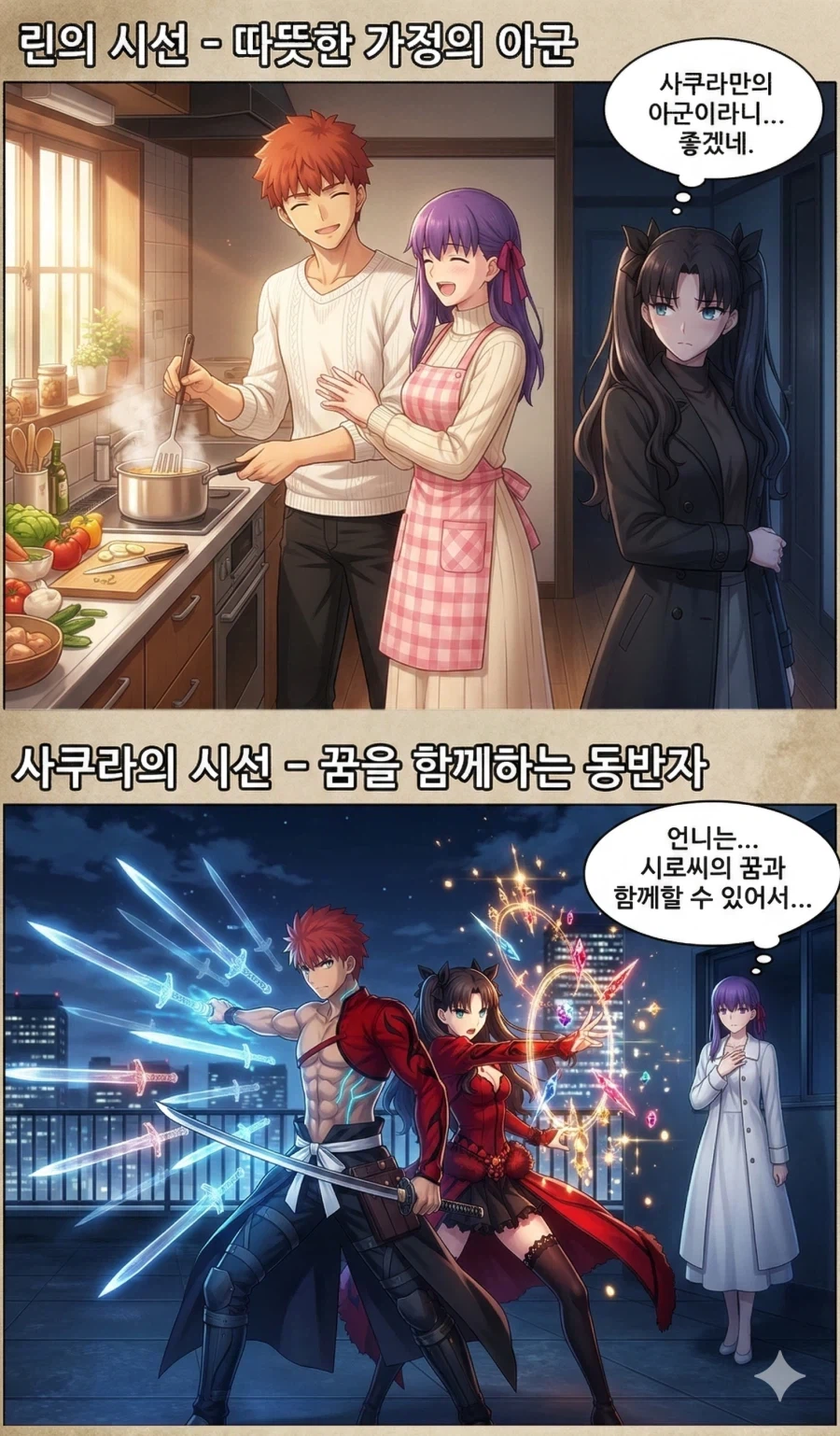 페이트) 아마 서로가 대단하다고 생각할 자매들_1.webp