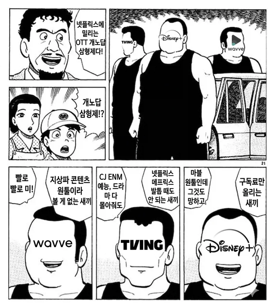 넷플릭스 왕좌를 깨지 못한 OTT 3형제.jpg_1.webp