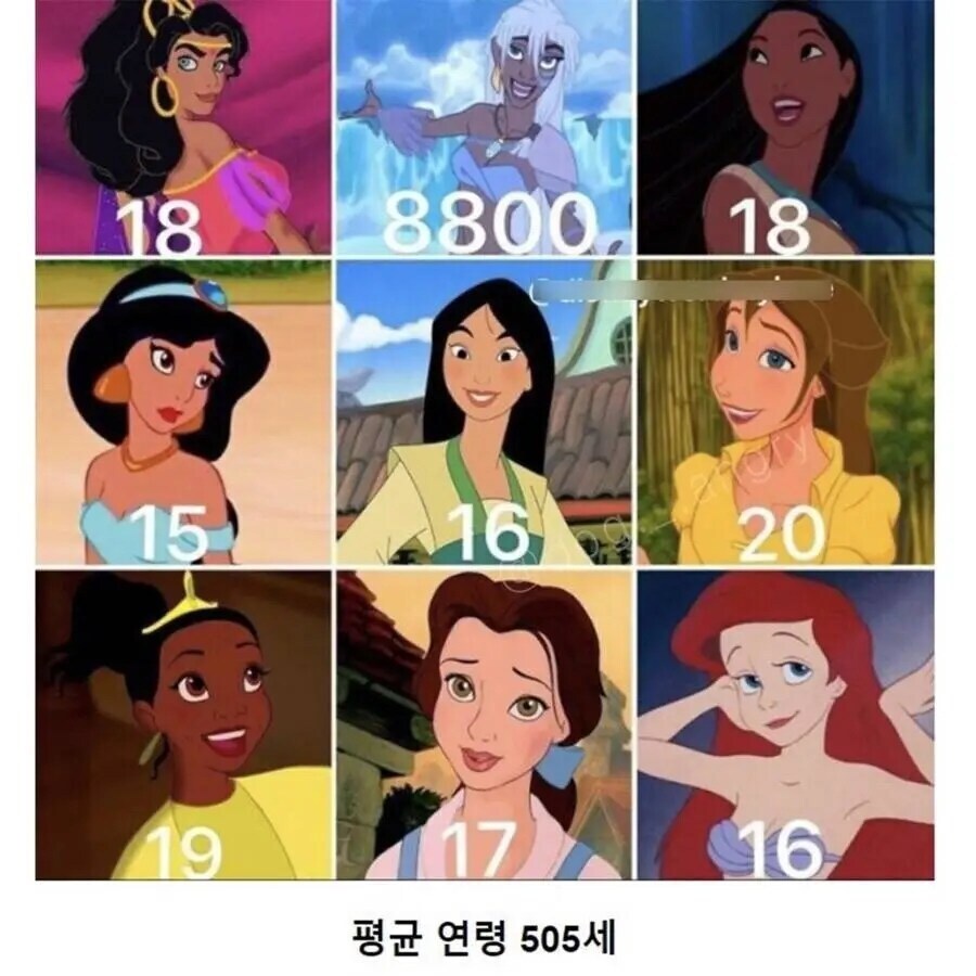 디즈니 공주들의 평균연령에 대해 알아보자_2.jpg