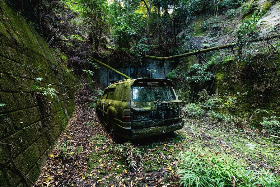 일본, 폐도로의 막다른 길 풍경_3.jpg