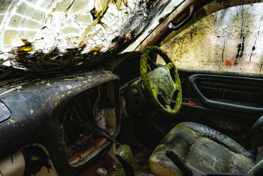 일본, 폐도로의 막다른 길 풍경_5.jpg