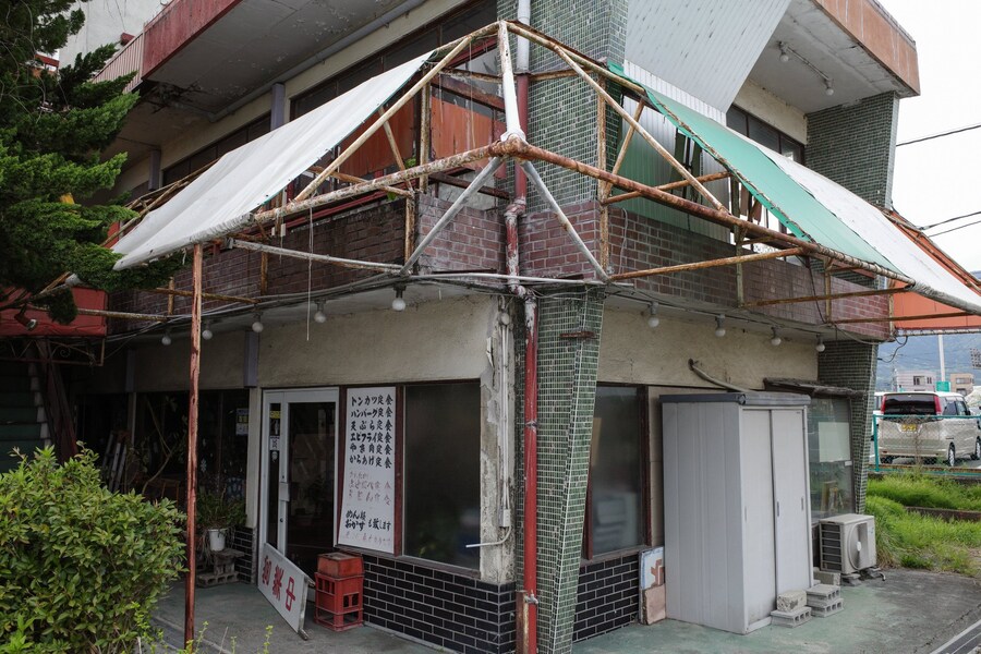 일본, 정상영업하는 휴게소의 돈가스 카레_2.jpg