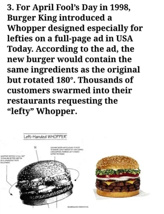 1998년 버거킹의 만우절 한정 버거_1.webp