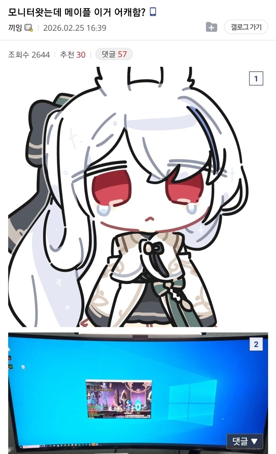 모니터가 너무 큰 메이플 유저_1.webp