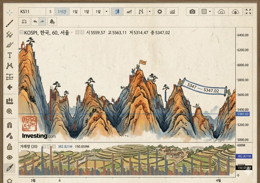 3월 한 달 코스피로 그려낸 산수화.jpg_1.webp