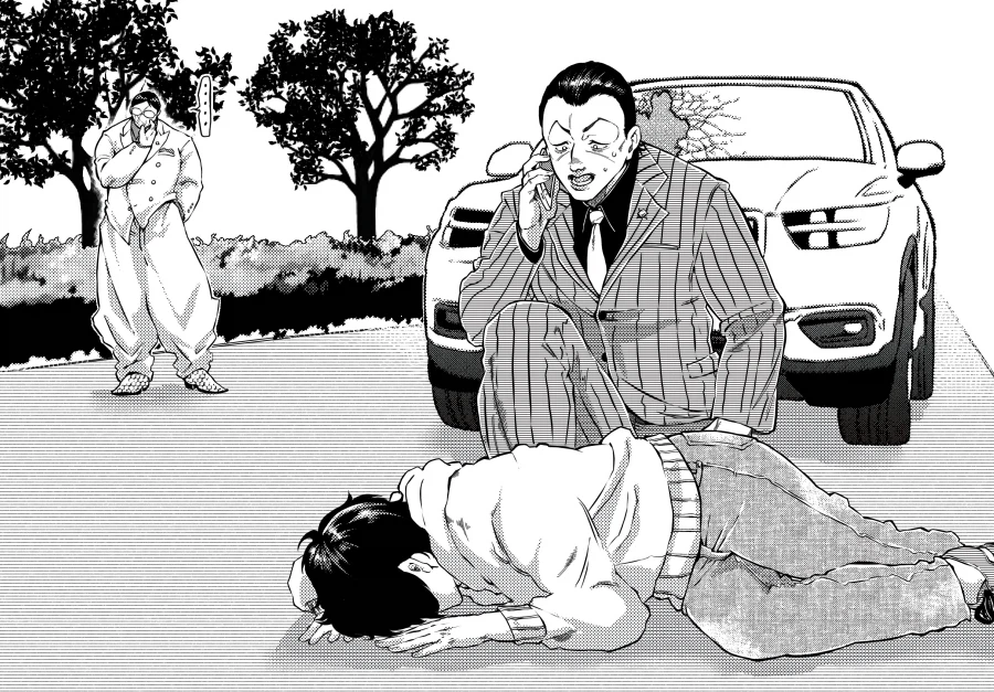 사람치고 죽은척 하는 운전자.img_1.webp