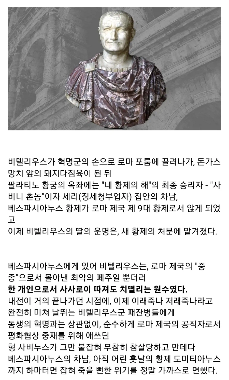 고대 로마 내전 당시 있었던 훈훈한 일화_4.webp