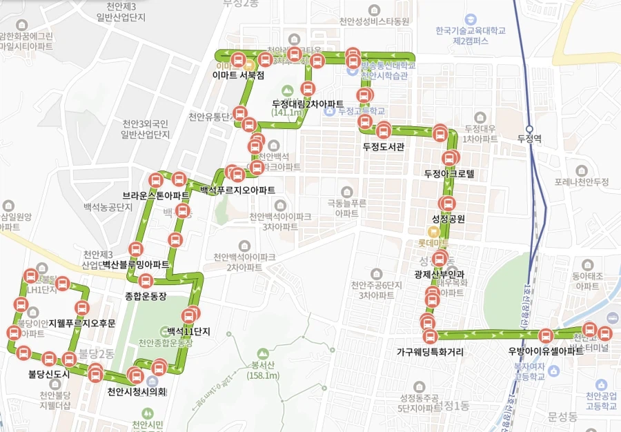 고확률로 놀이기구 체험 가능한 천안의 버스 노선_1.webp