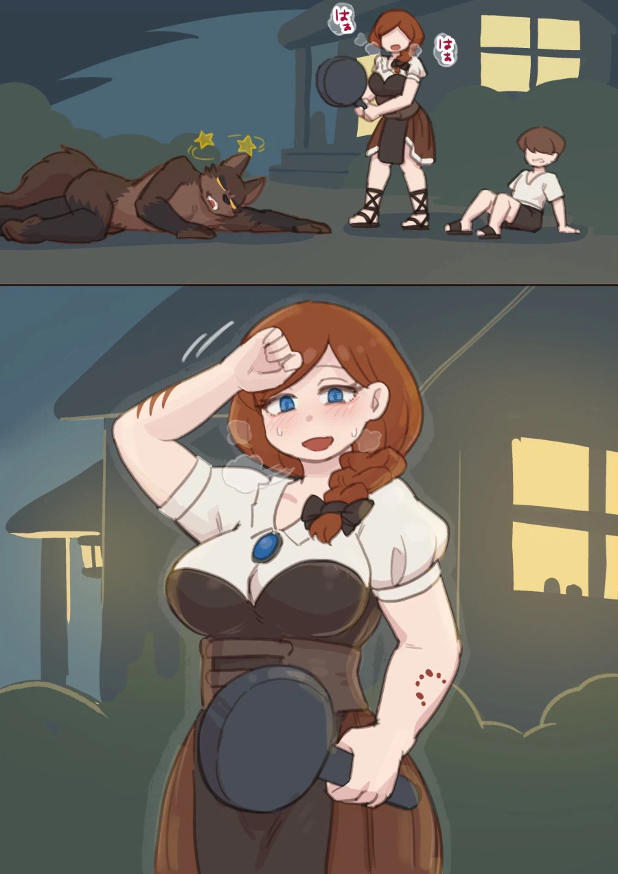 같이 잘 지낸 옆집 누나가 감염되고 덮치는 거_1.webp