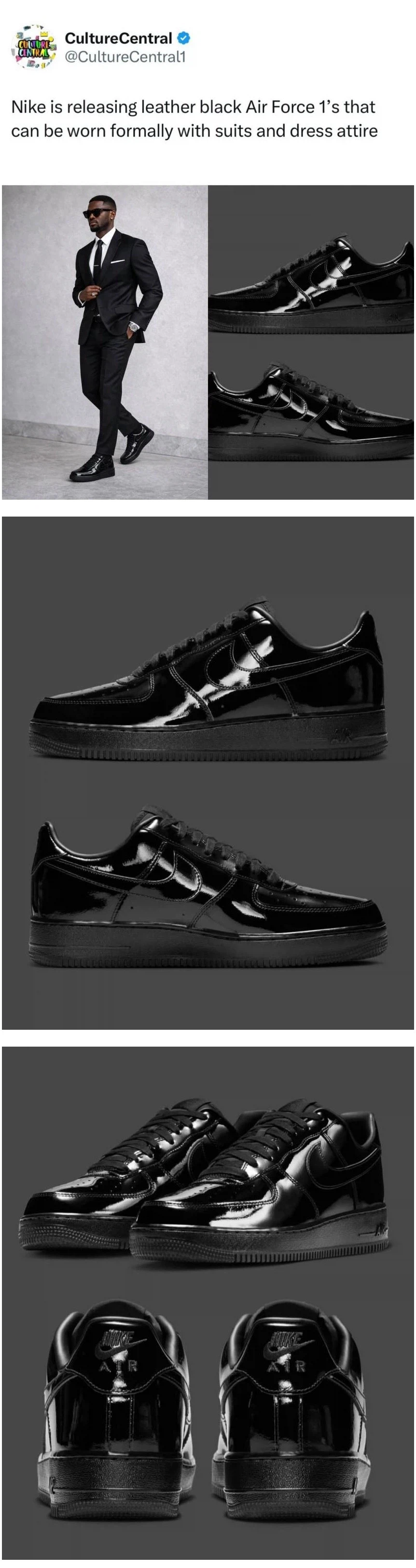 나이키, 정장에 신을 수 있는