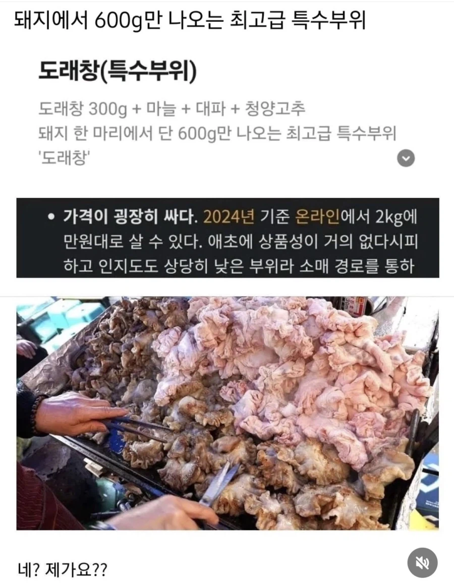 돼지에서 600g 만 나오는 초고급 특수부위_1.webp